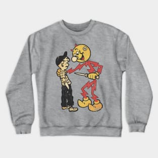 Electricity Will Kill You Kids Crewneck Sweatshirt